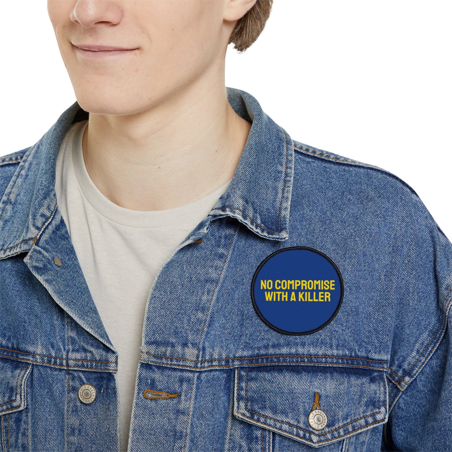 No Compromise With A Killer - Iron-On Patch