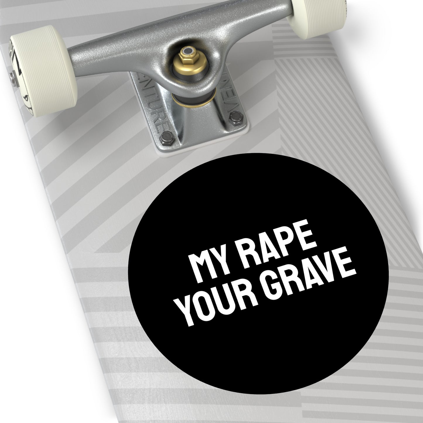 My Rape Your Grave - Round Vinyl Stickers