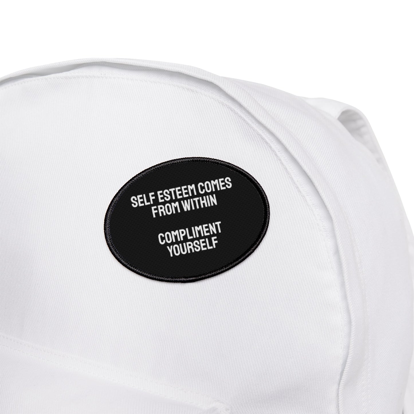 Self Esteem Comes From Within Compliment Yourself - Iron-On Patch