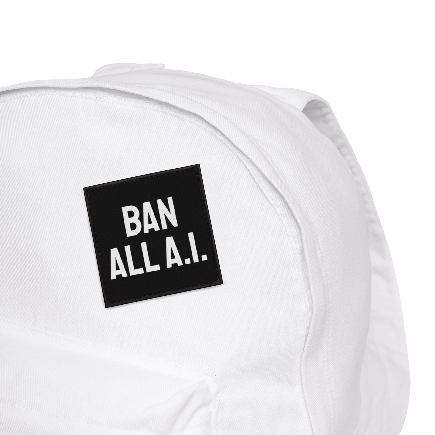 Ban All A.I. - Iron-On Patch