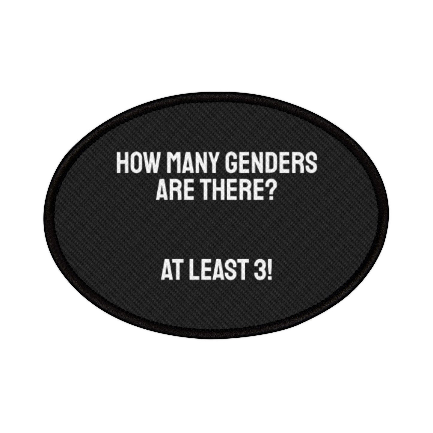 How Many Genders Are There? At Least 3! - Iron-On Patch