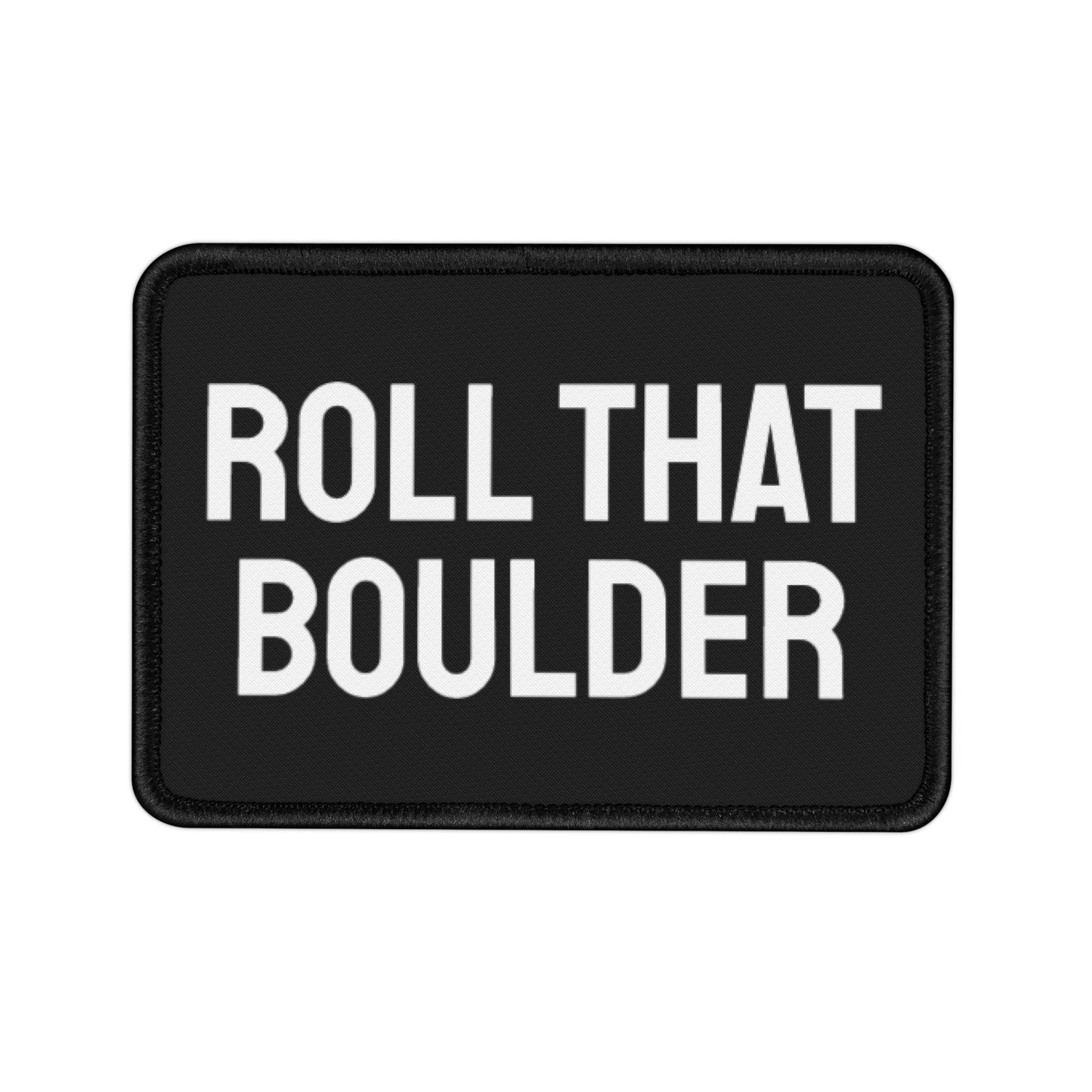 Roll That Boulder - Iron-On Patch