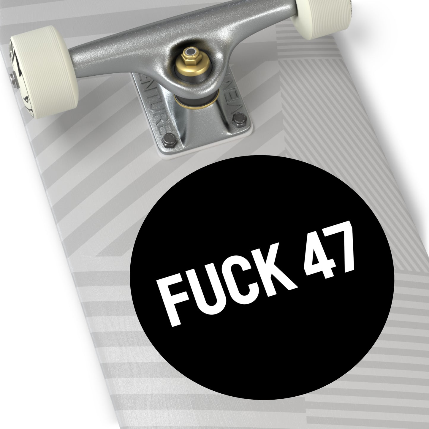 Fuck 47 - Round Vinyl Stickers