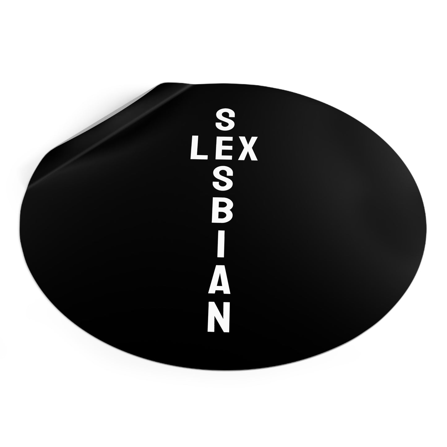 Sesbian Lex - Round Vinyl Stickers