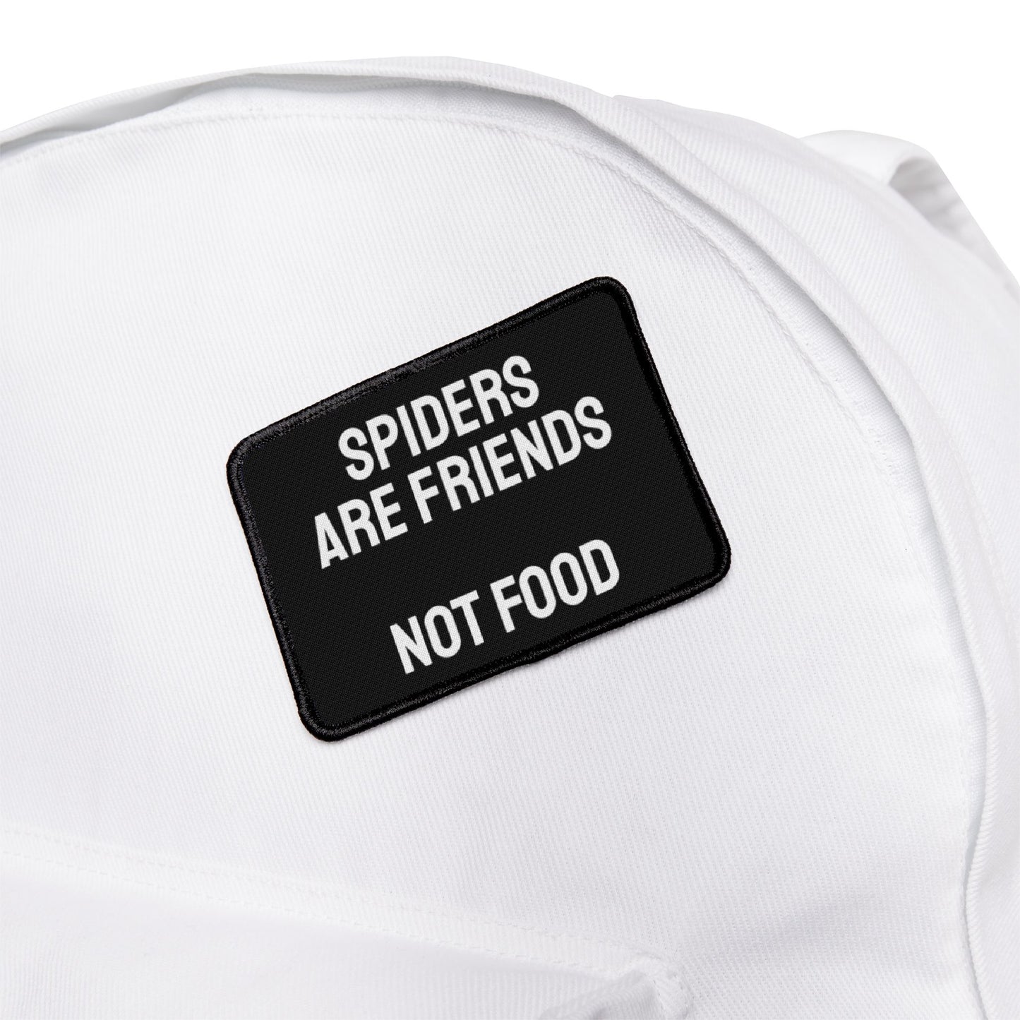 Spiders Are Friends Not Food - Iron-On Patch