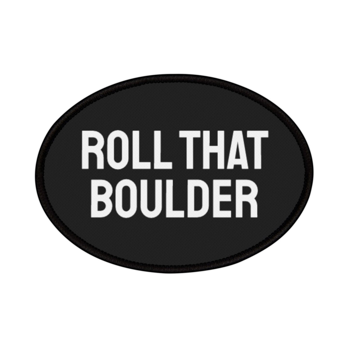Roll That Boulder - Iron-On Patch