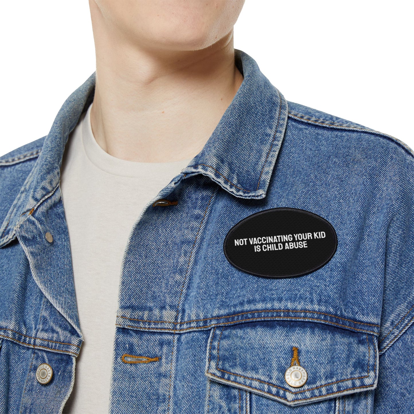 Not Vaccinating Your Kid Is Child Abuse - Iron-On Patch