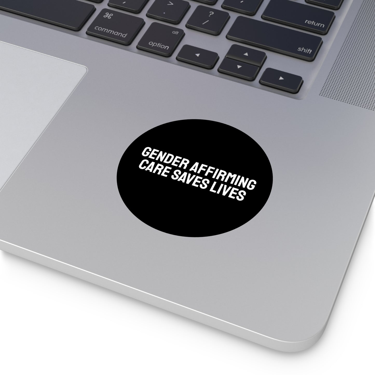 Gender Affirming Care Saves Lives - Round Vinyl Stickers