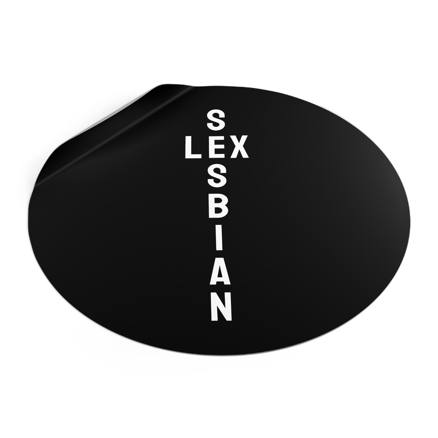 Sesbian Lex - Round Vinyl Stickers