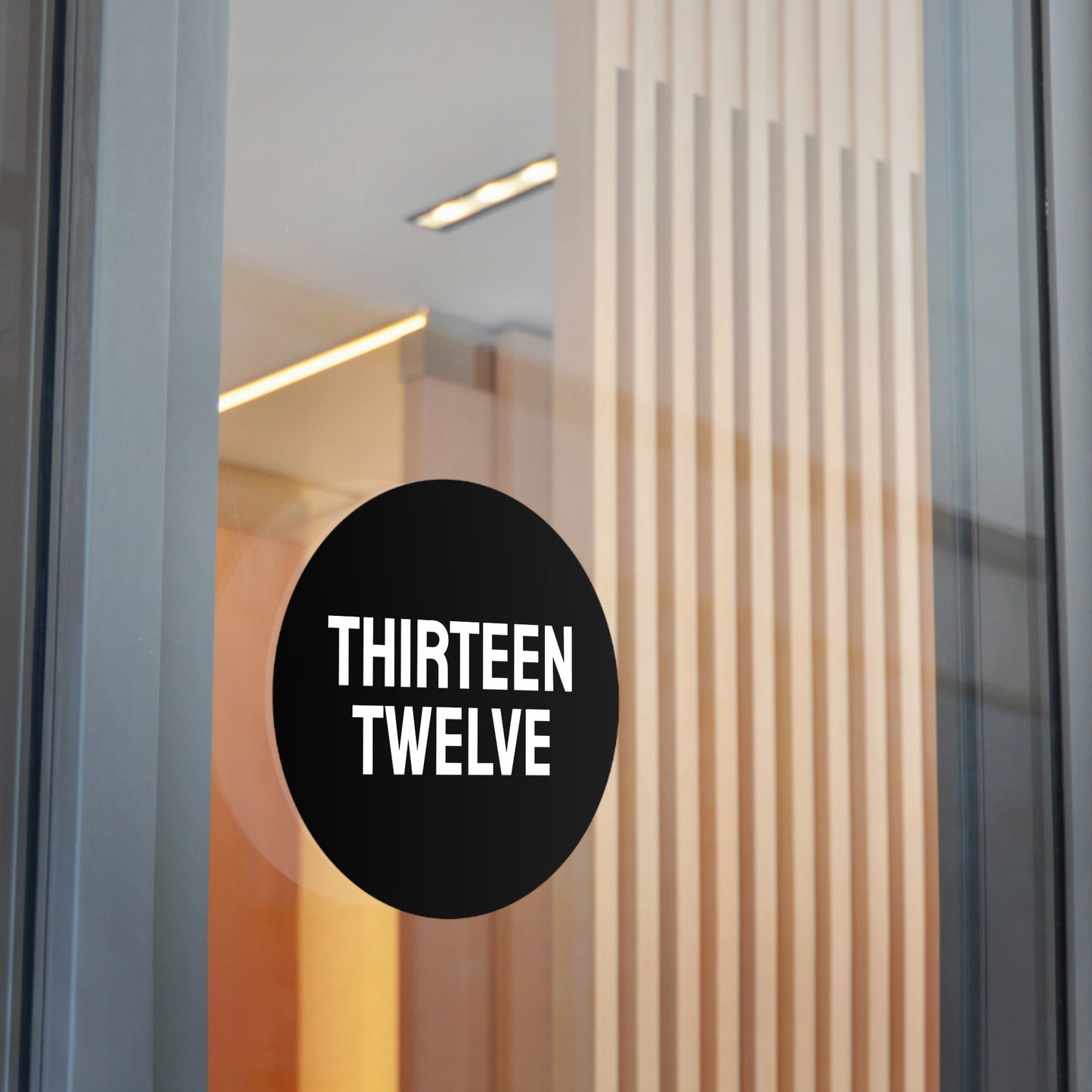 Thirteen Twelve - Round Vinyl Stickers