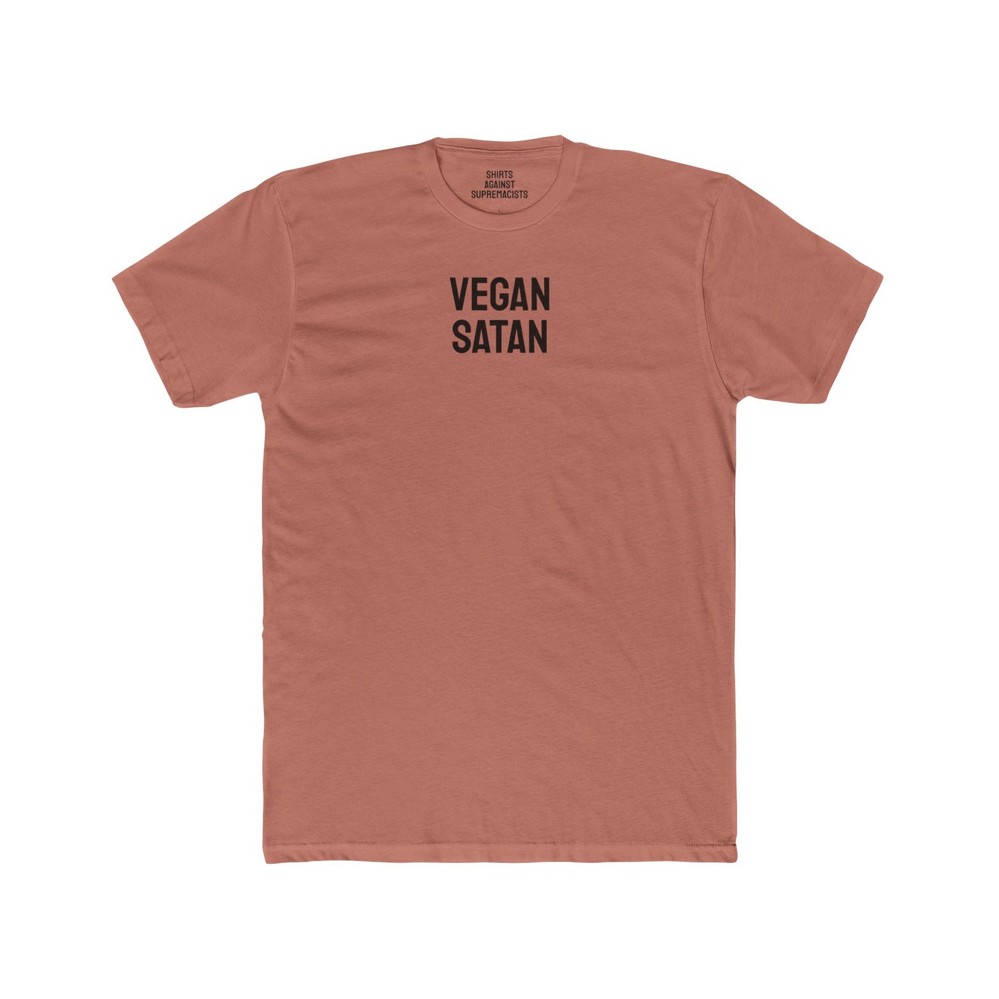 Vegan Satan - Unisex Cotton Crew Tee