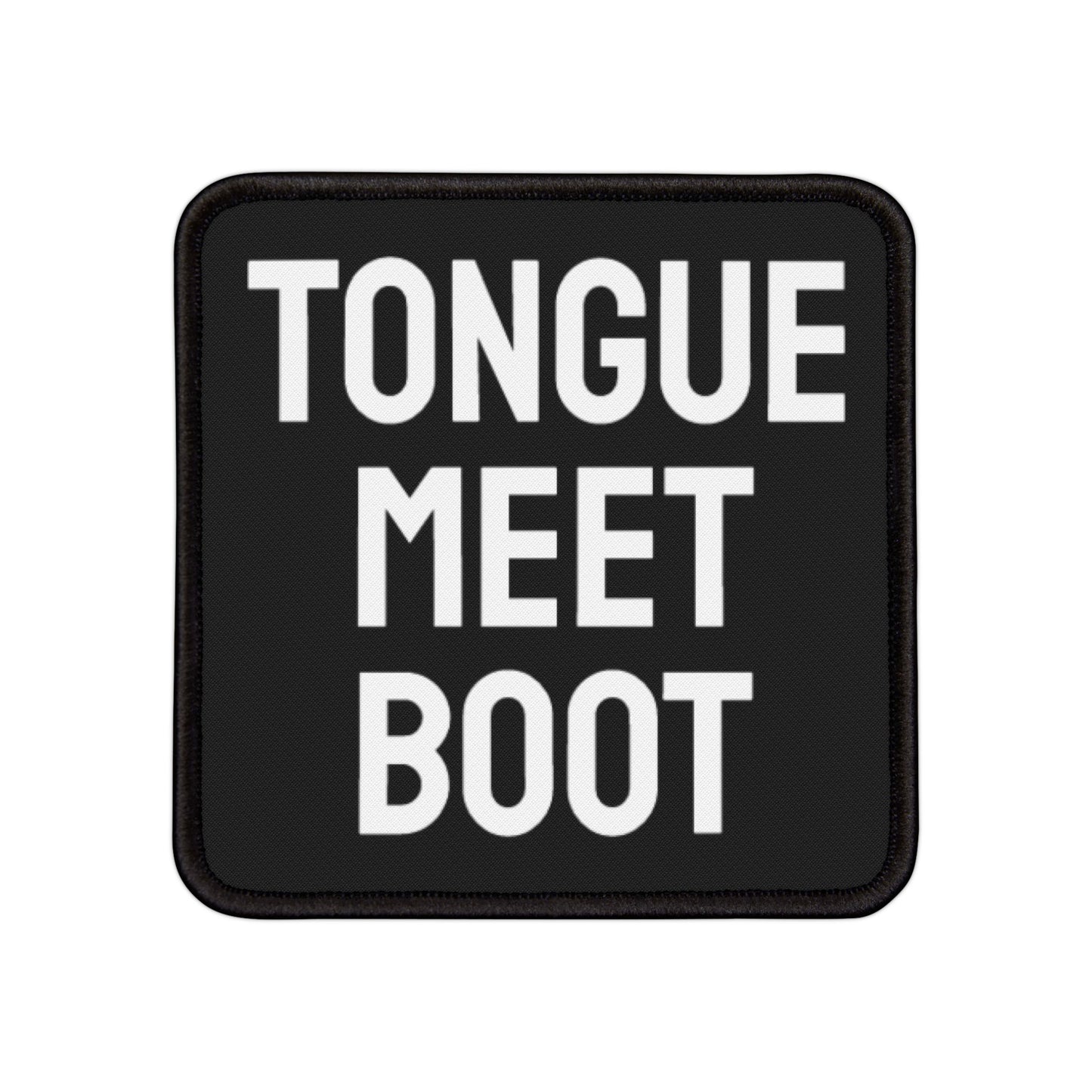 Tongue Meet Boot - Iron-On Patch