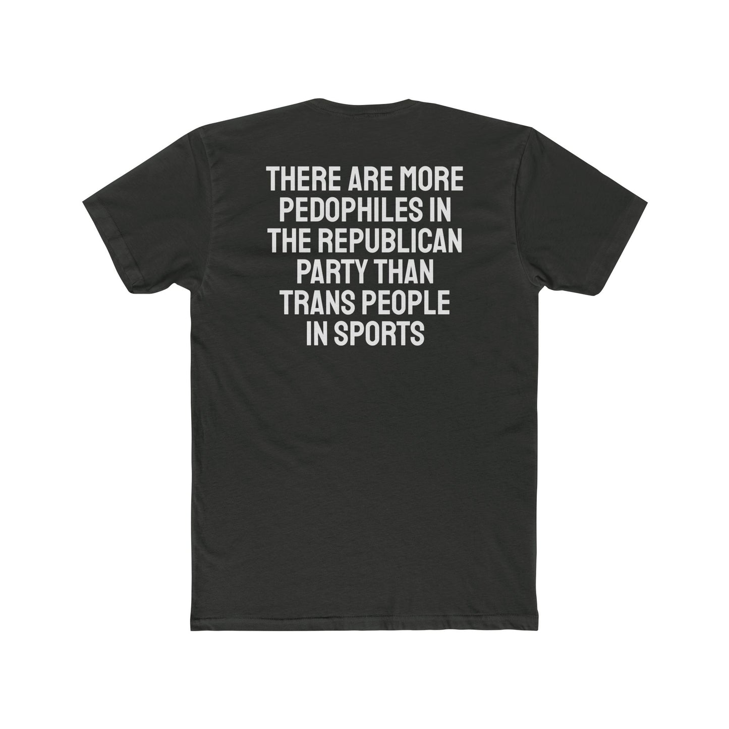 There Are More Pedophiles In The Republican Party Than Trans People In Sports - Unisex Cotton Crew Tee