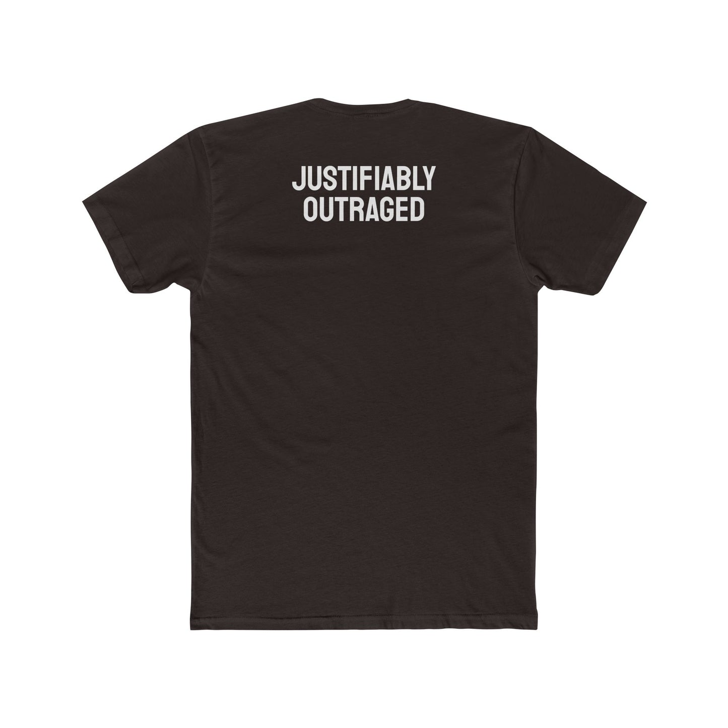 Justifiably Outraged - Unisex Cotton Crew Tee
