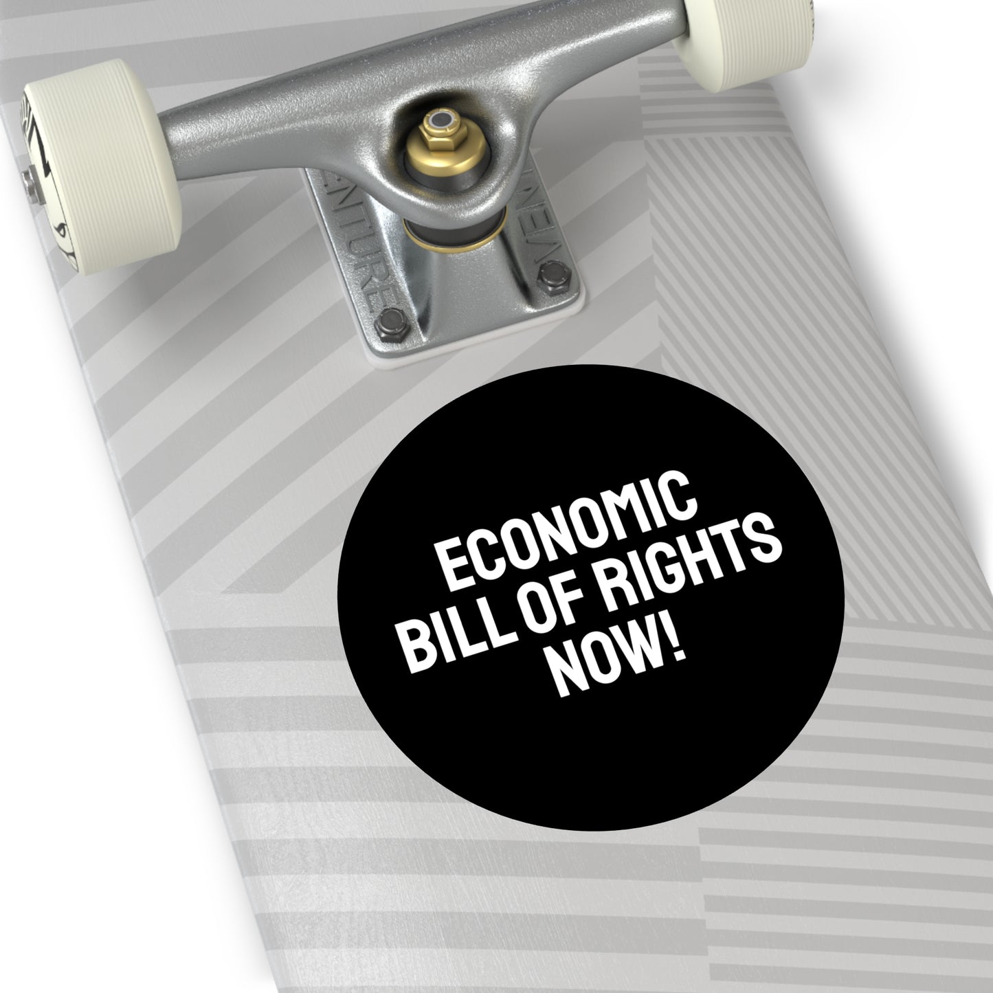 Economic Bill Of Rights Now! - Round Vinyl Stickers