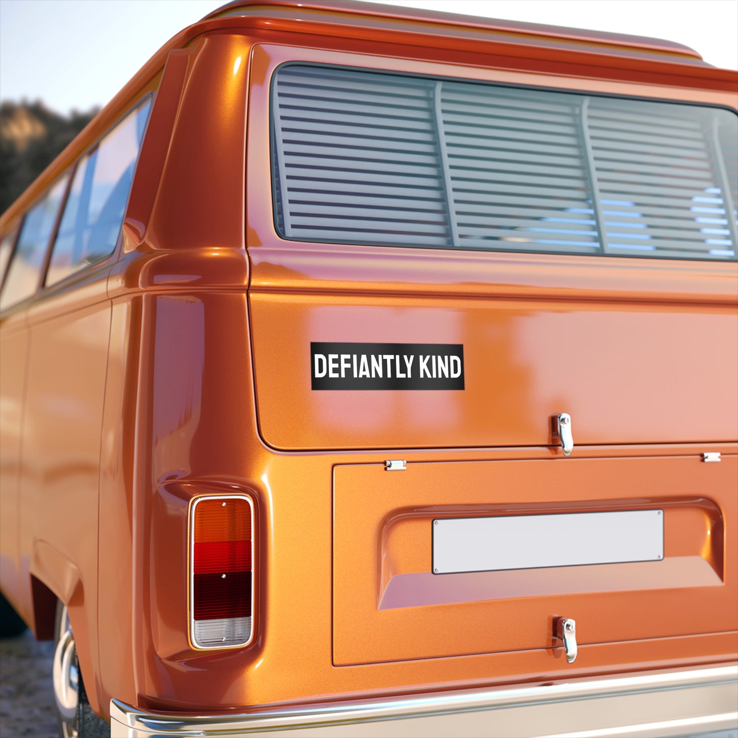 Defiantly Kind - Bumper Sticker