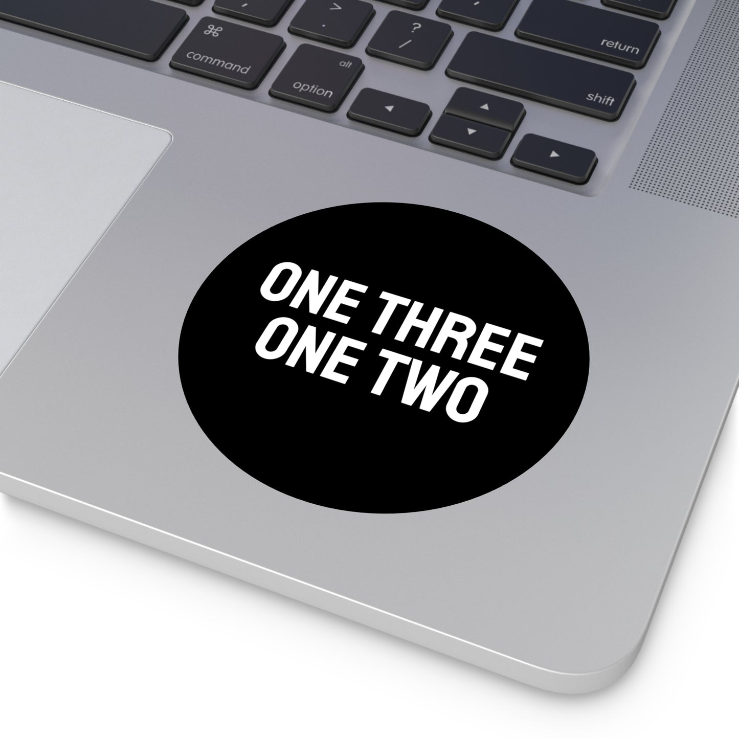 One Three One Two - Round Vinyl Stickers