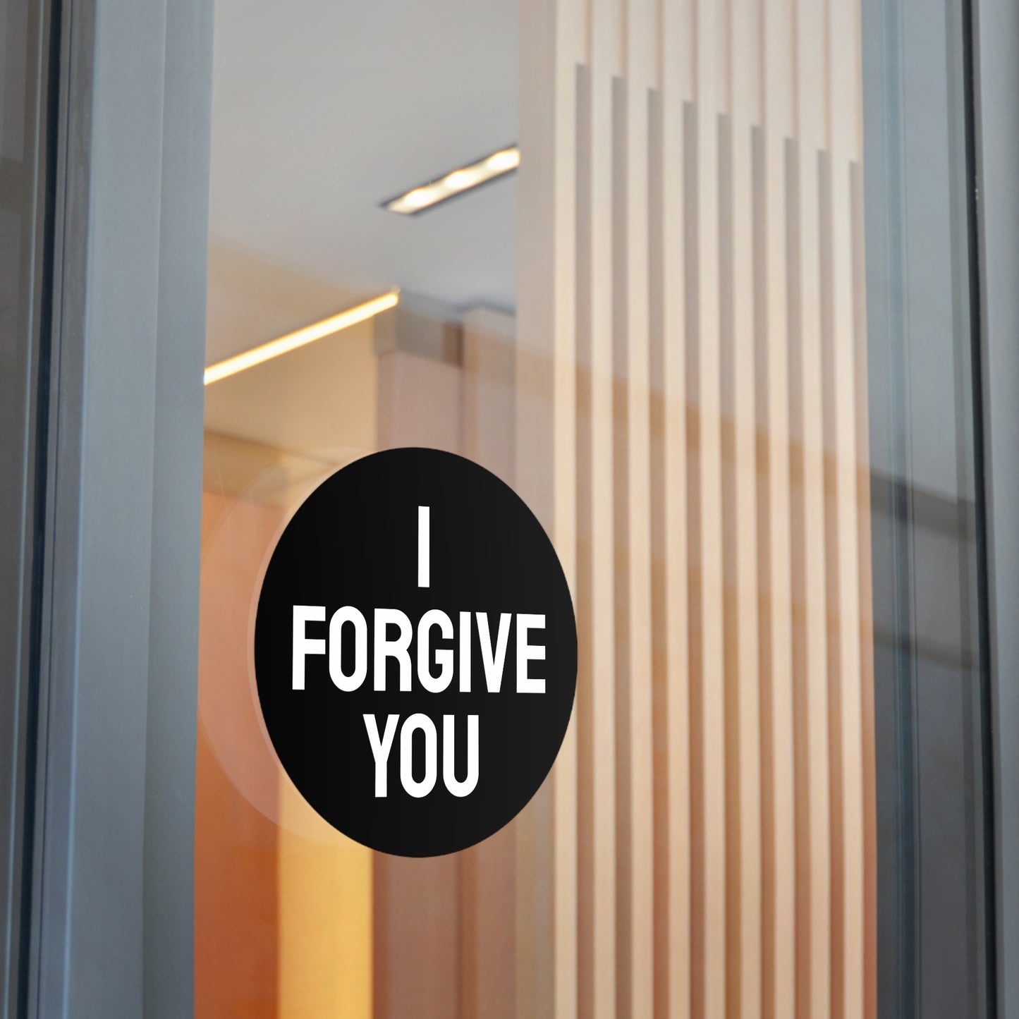I Forgive You - Round Vinyl Stickers