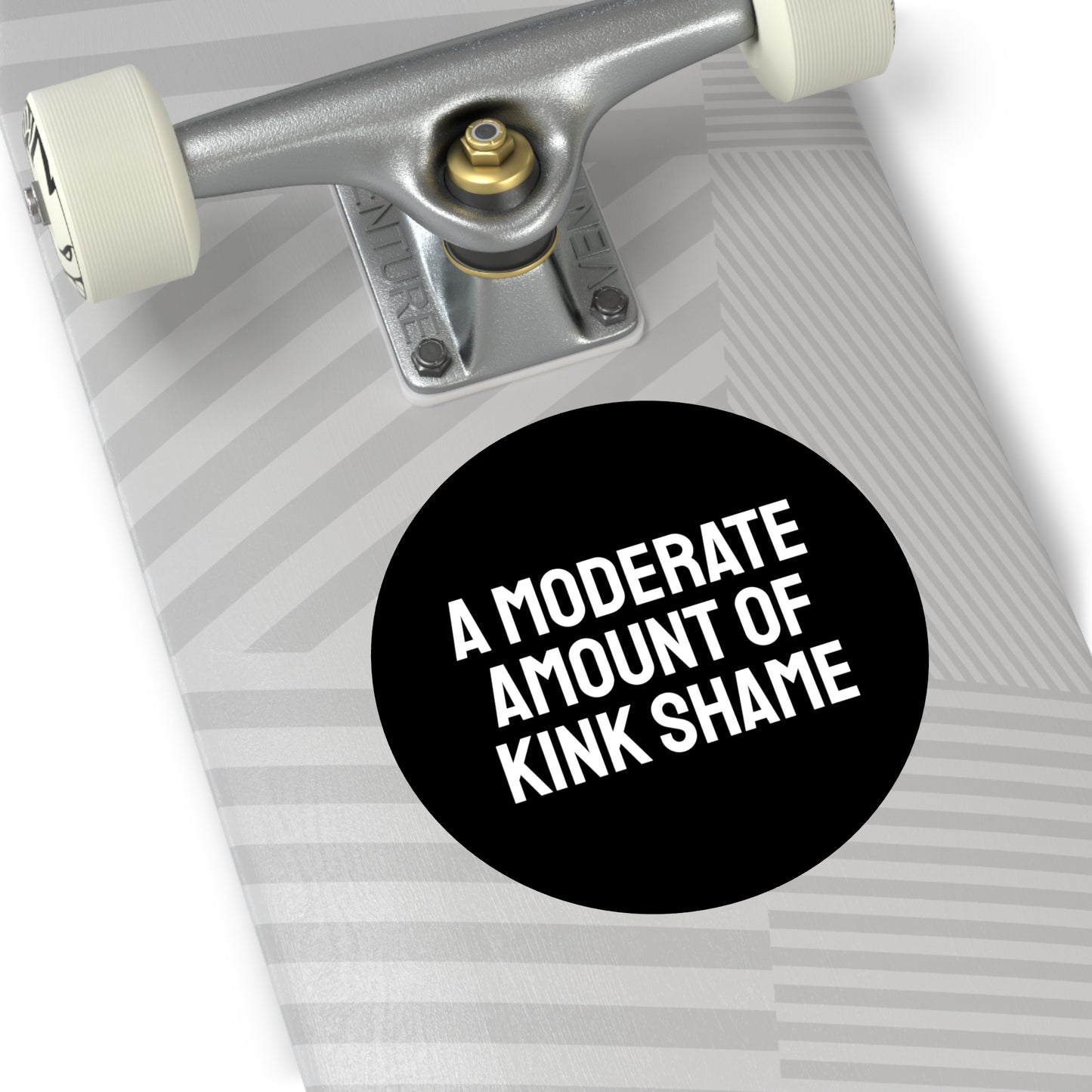 A Moderate Amount Of Kink Shame - Round Vinyl Stickers