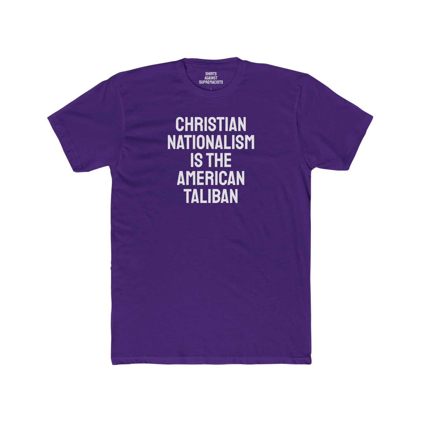 Christian Nationalism Is The American Taliban - Unisex Cotton Crew Tee