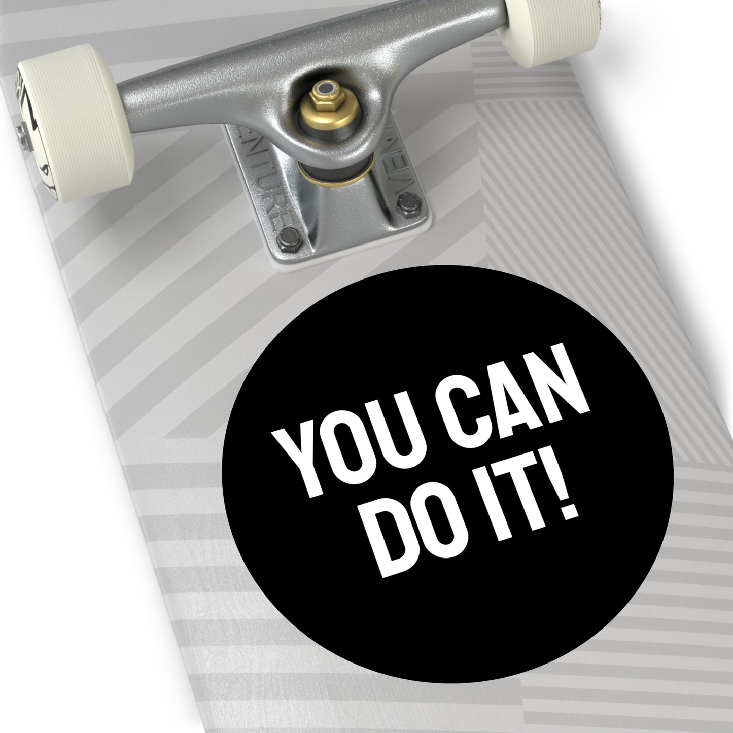 You Can Do It! - Round Vinyl Stickers