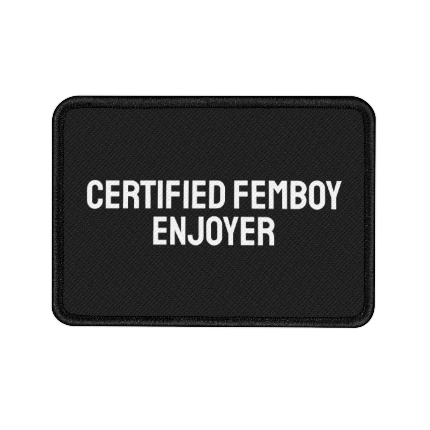 Certified Femboy Enjoyer - Iron-On Patch