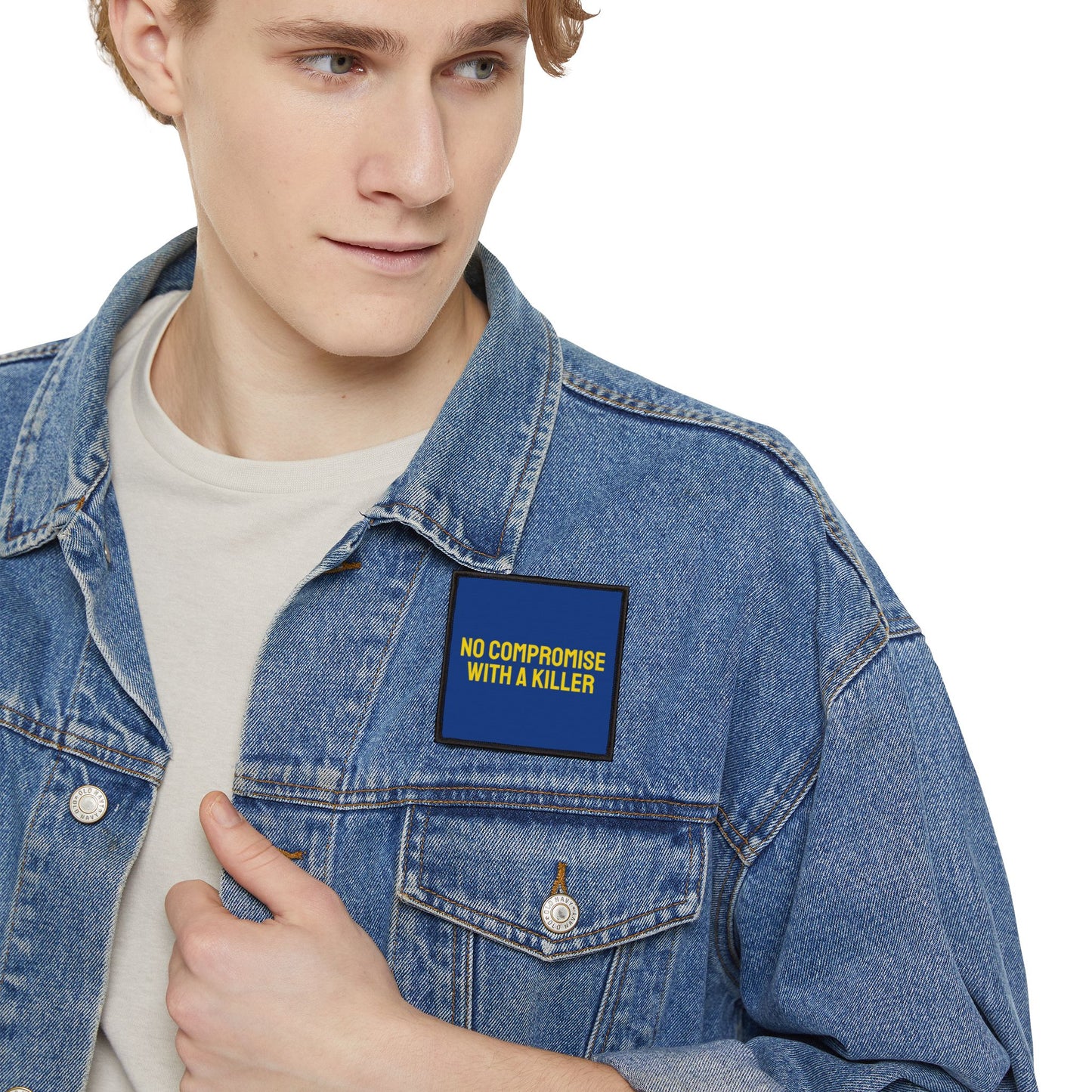 No Compromise With A Killer - Iron-On Patch