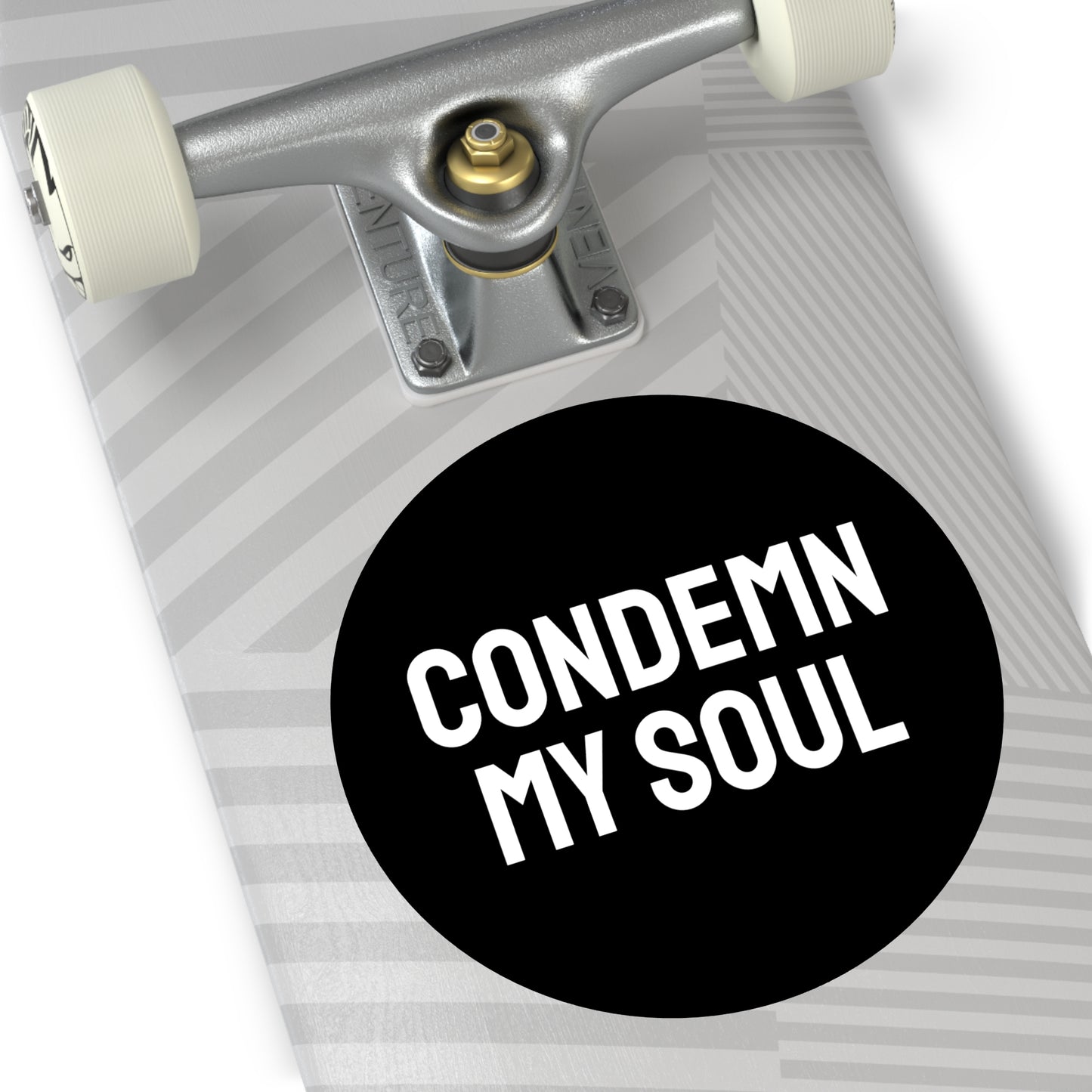 Condemn My Soul - Round Vinyl Stickers