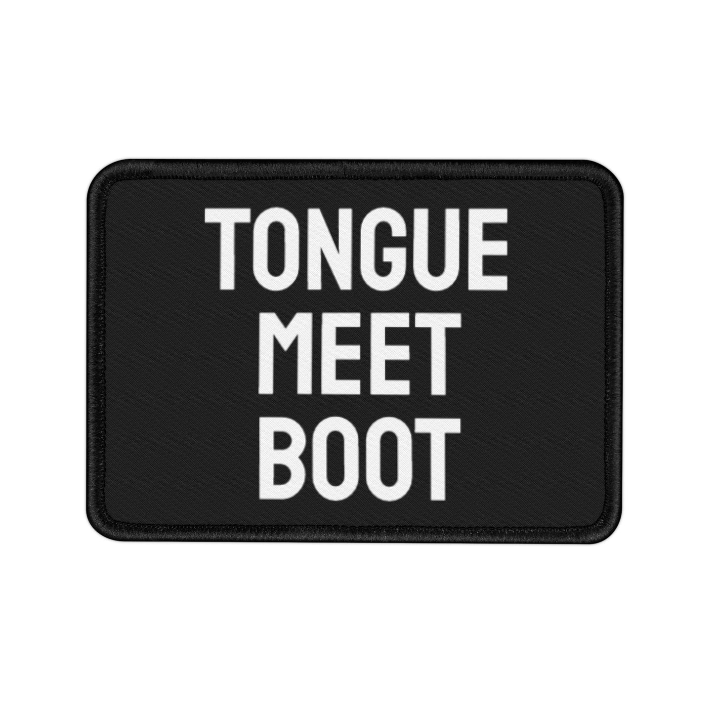 Tongue Meet Boot - Iron-On Patch