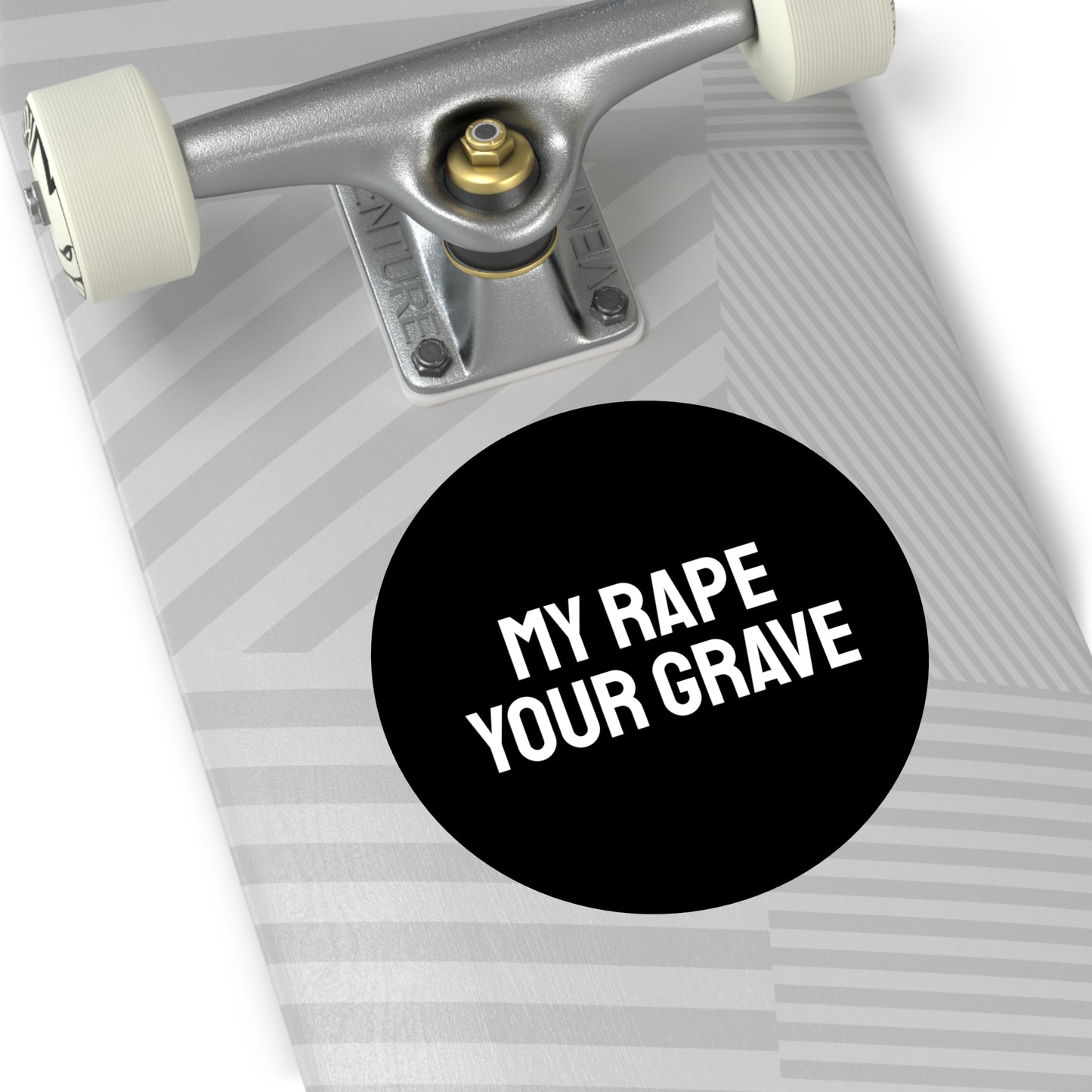My Rape Your Grave - Round Vinyl Stickers