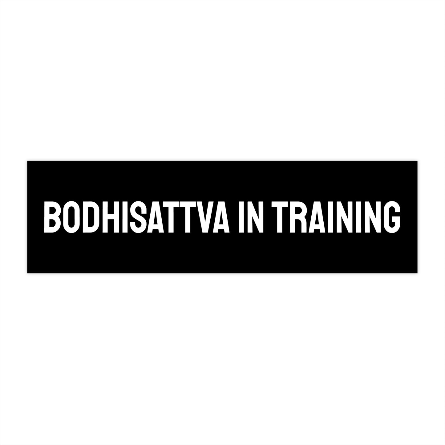 Bodhisattva In Training - Bumper Sticker