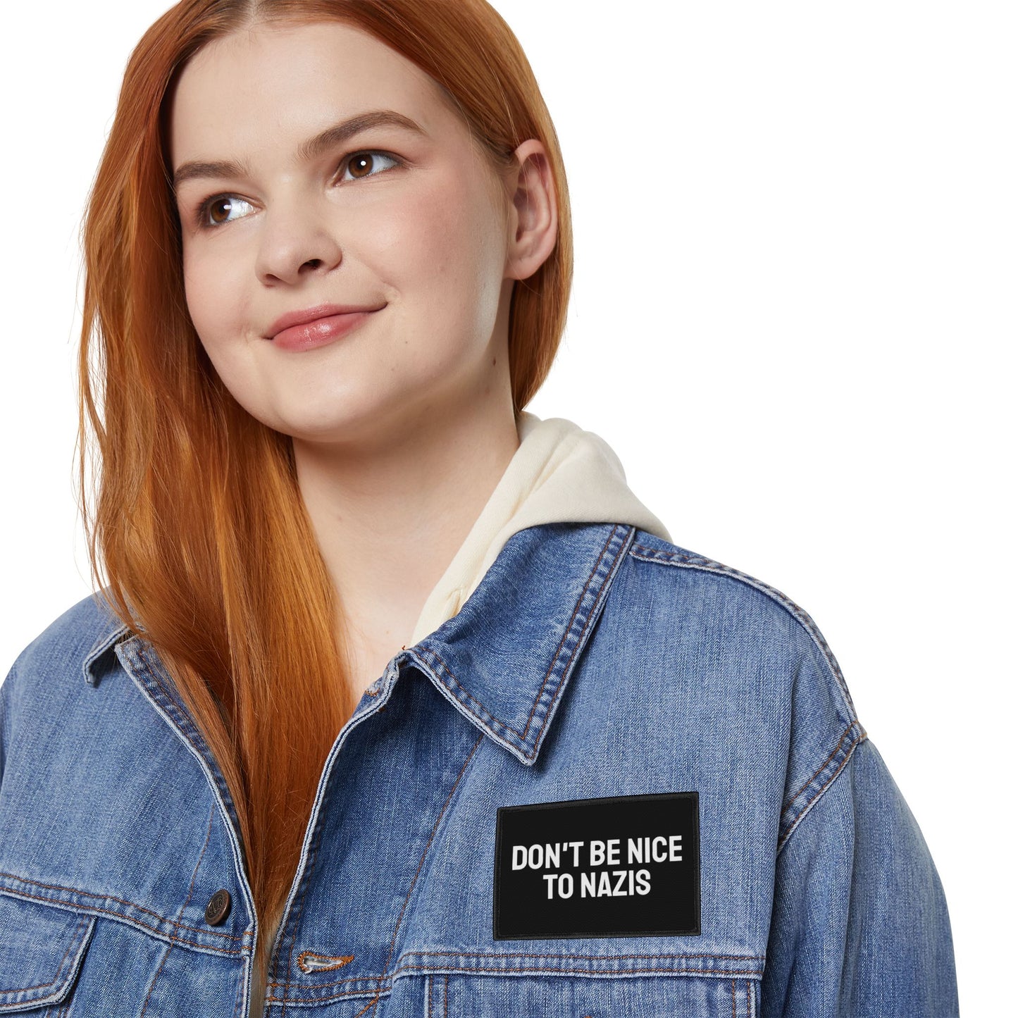 Don't Be Nice To Nazis - Iron-On Patch