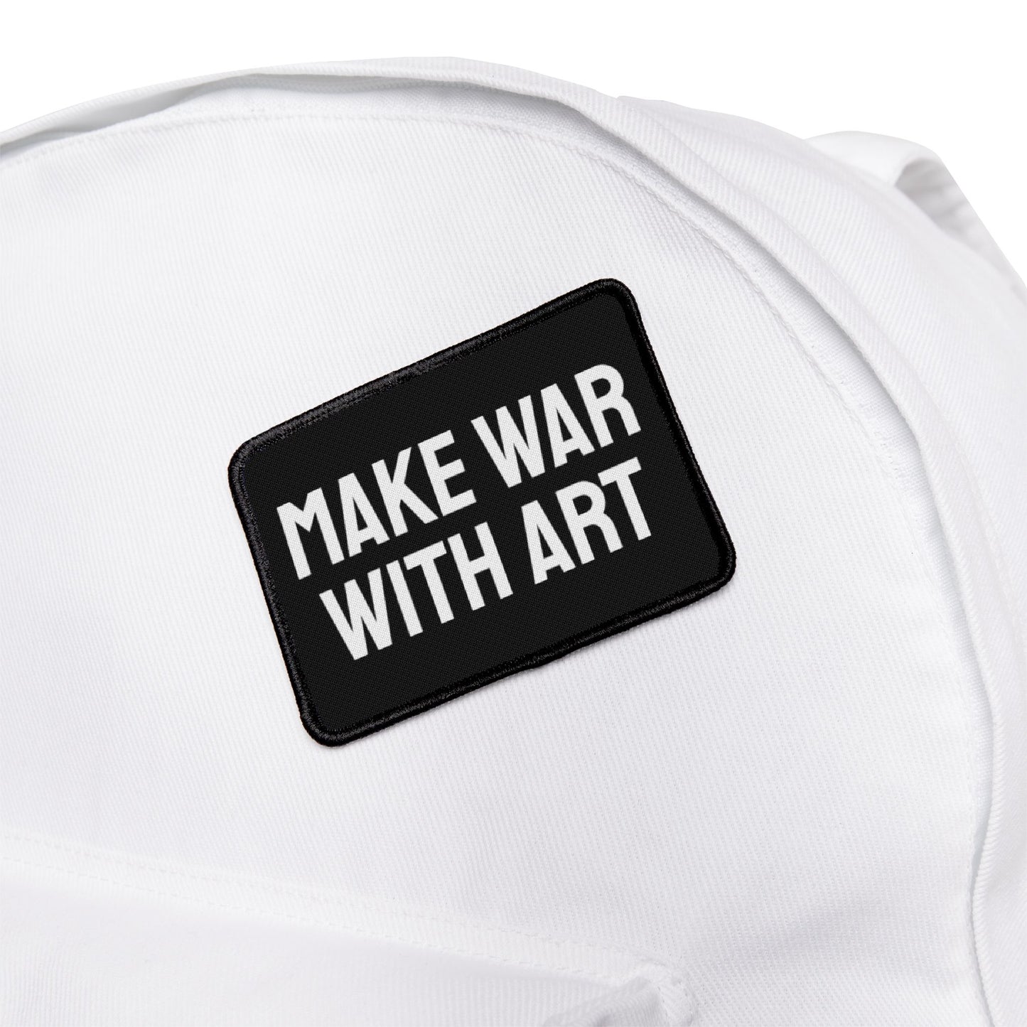Make War With Art - Iron-On Patch