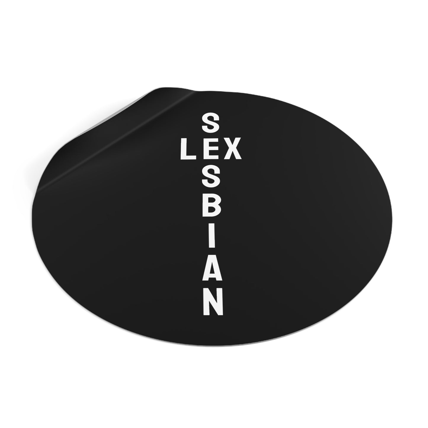 Sesbian Lex - Round Vinyl Stickers