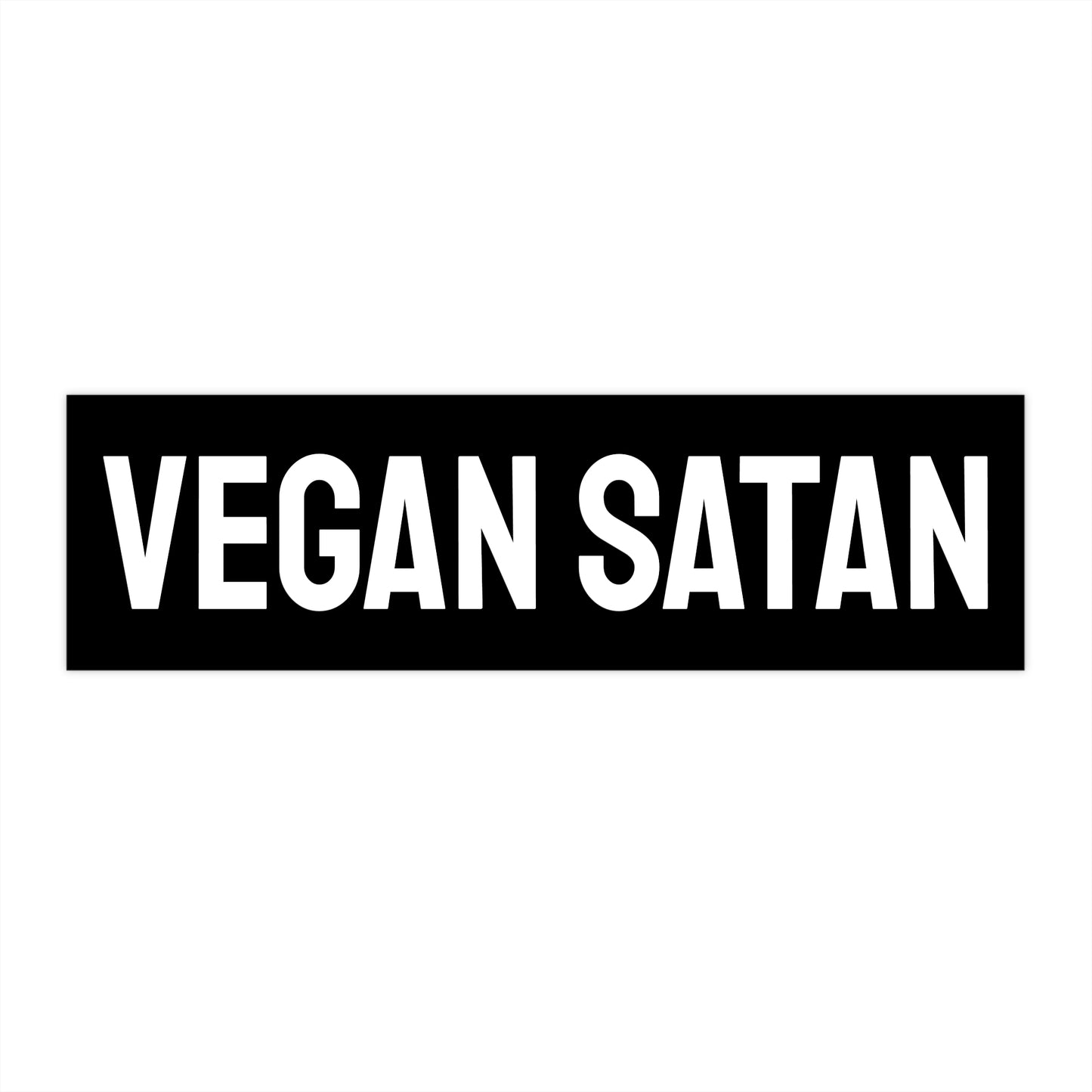 Vegan Satan - Bumper Sticker