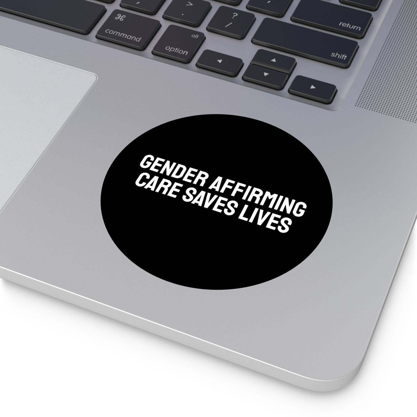 Gender Affirming Care Saves Lives - Round Vinyl Stickers