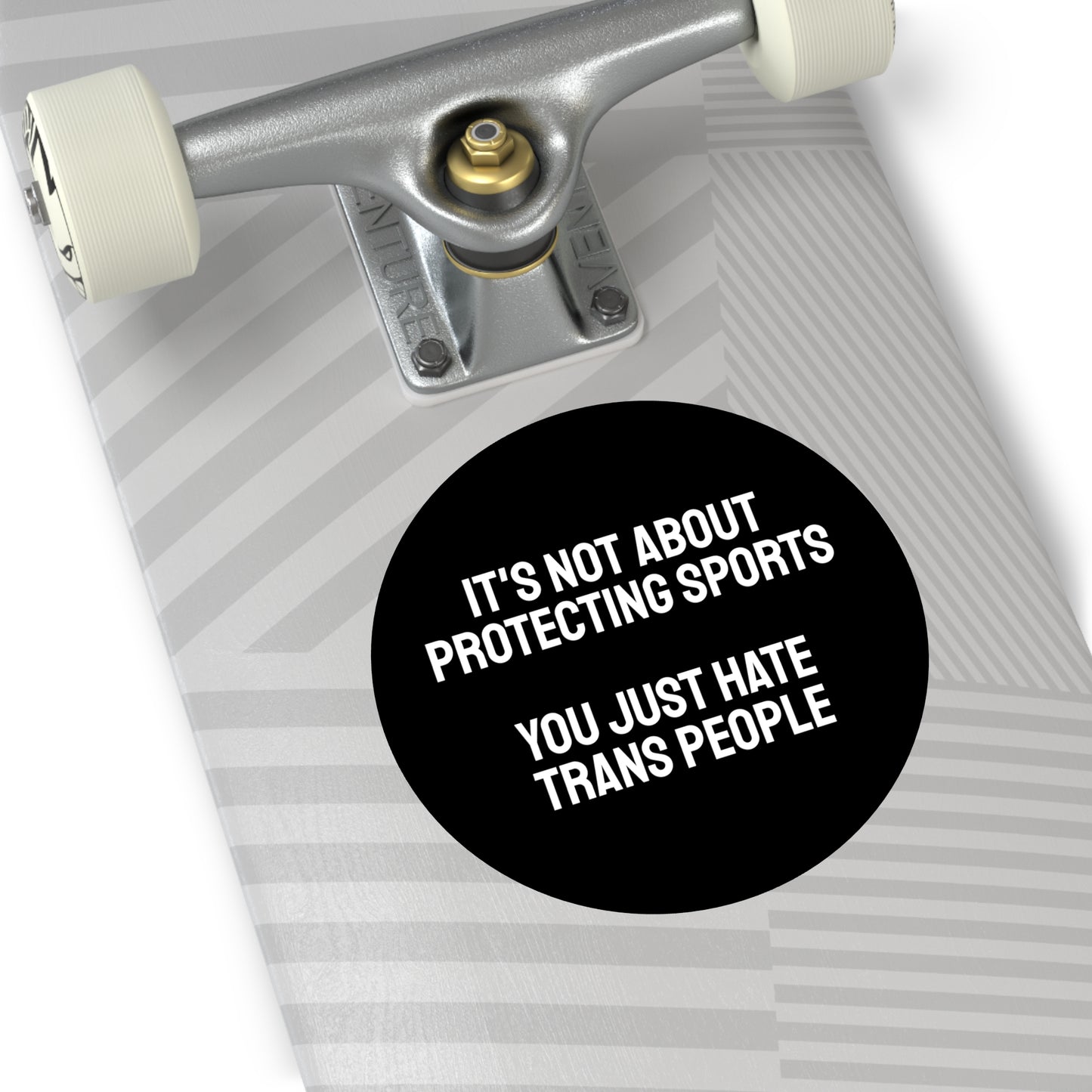 Its Not About Protecting Sports You Just Hate Trans People - Round Vinyl Stickers