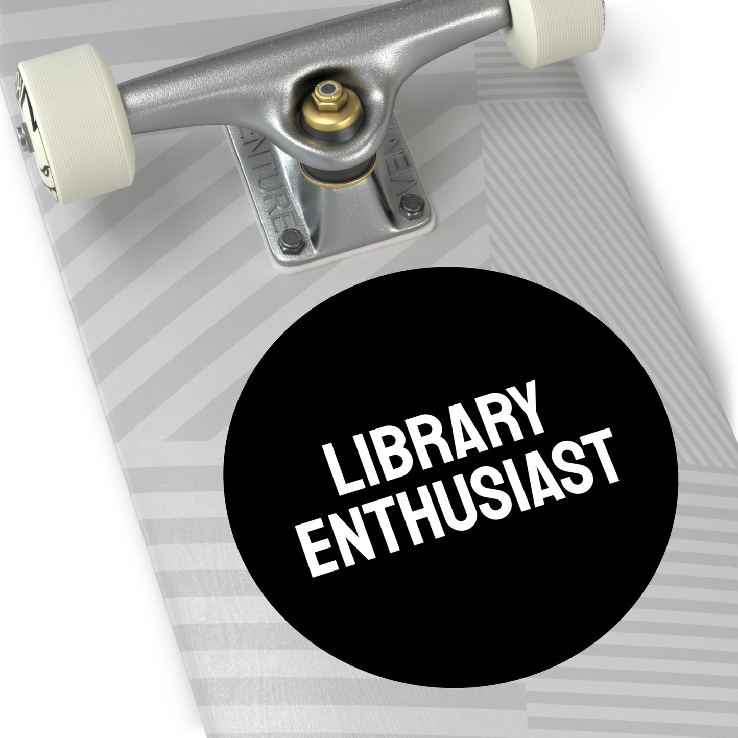 Library Enthusiast - Round Vinyl Stickers