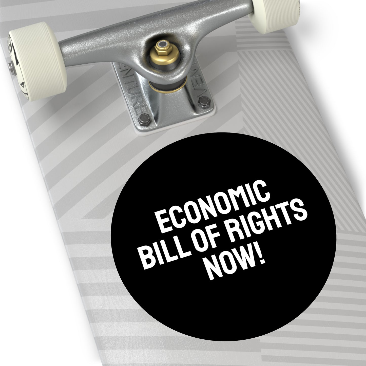 Economic Bill Of Rights Now! - Round Vinyl Stickers