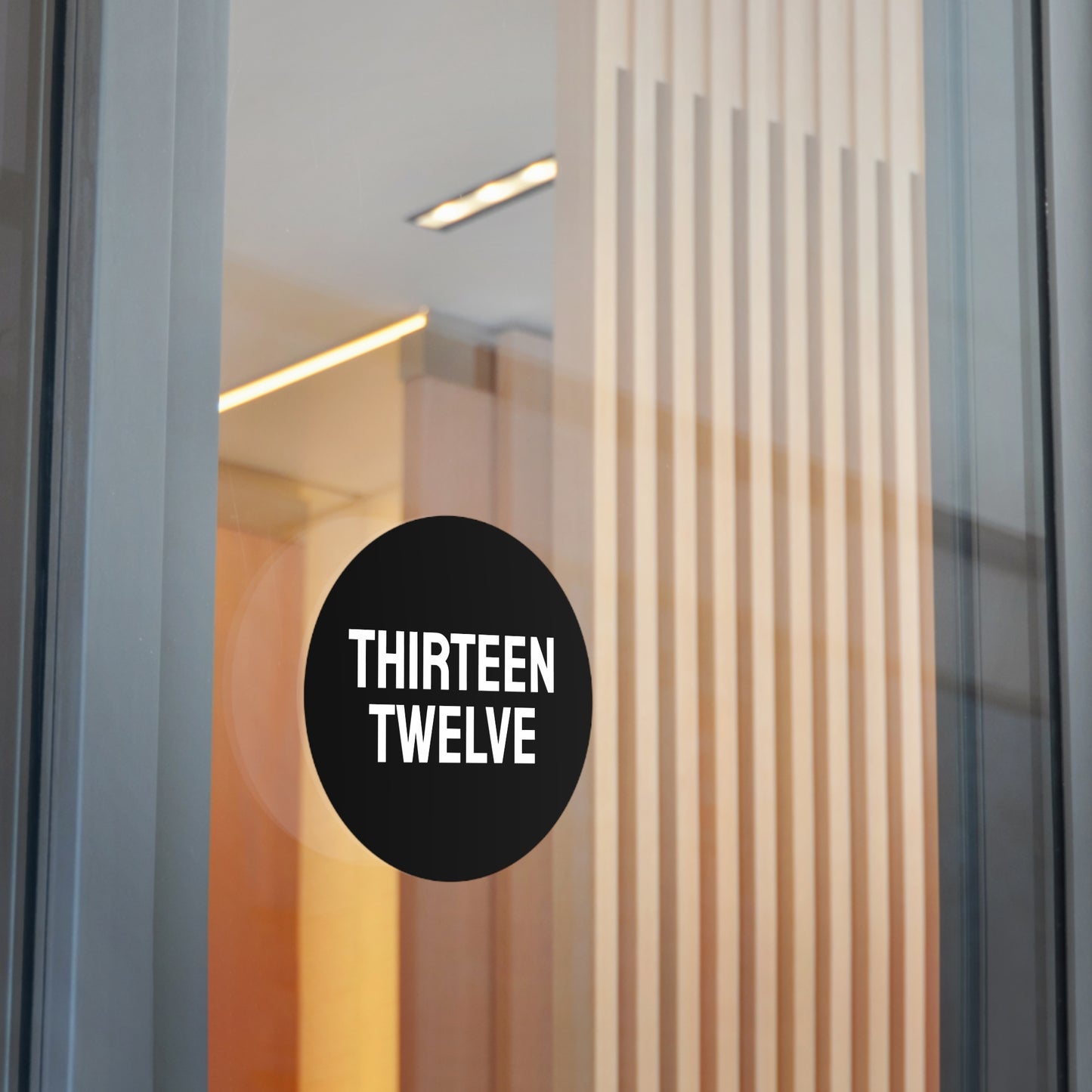 Thirteen Twelve - Round Vinyl Stickers