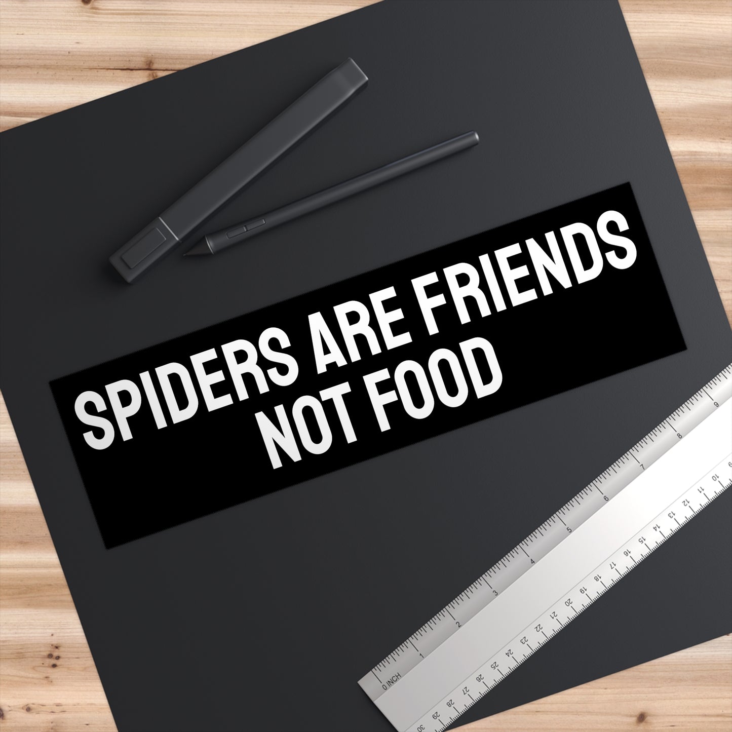 Spiders Are Friends Not Food - Bumper Sticker