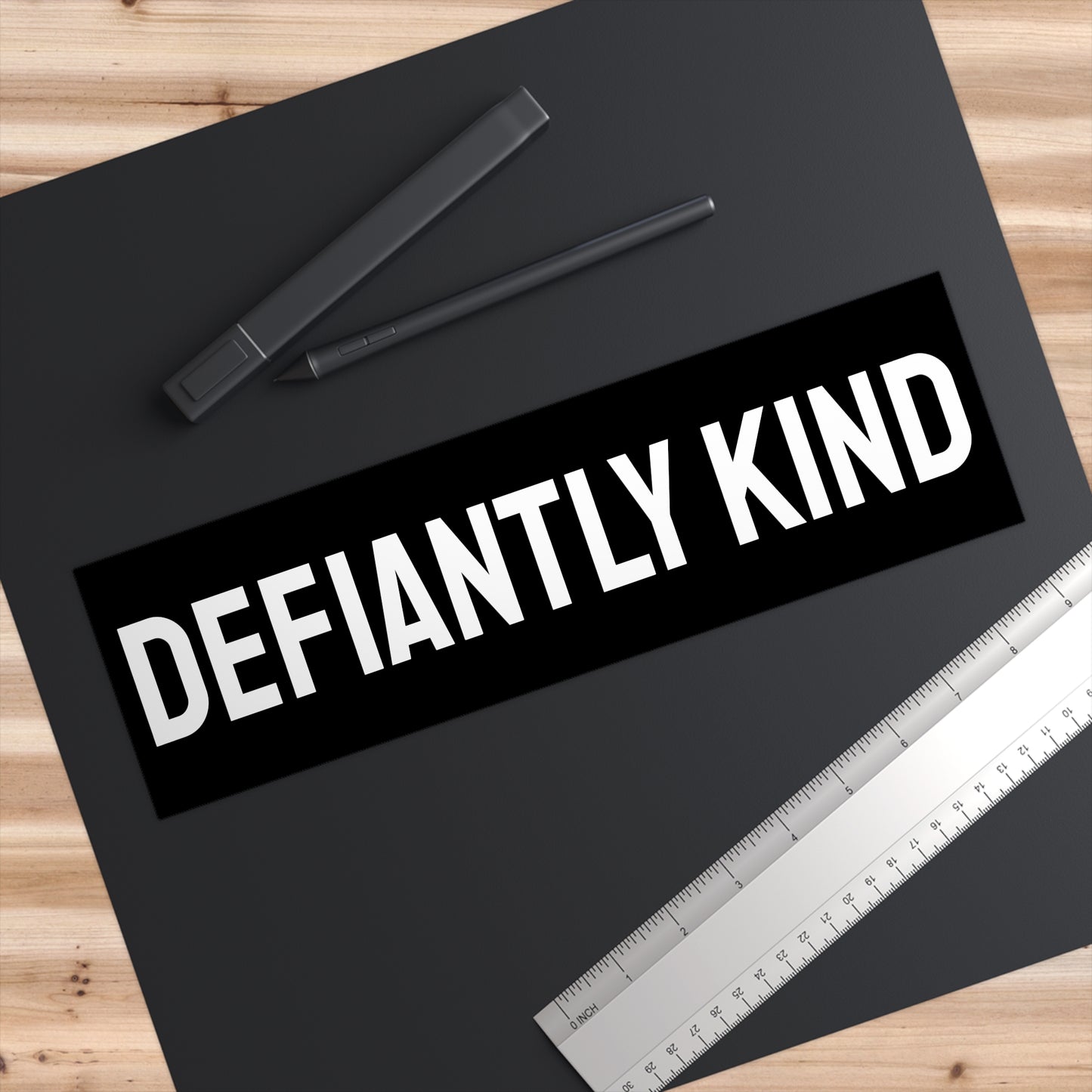 Defiantly Kind - Bumper Sticker