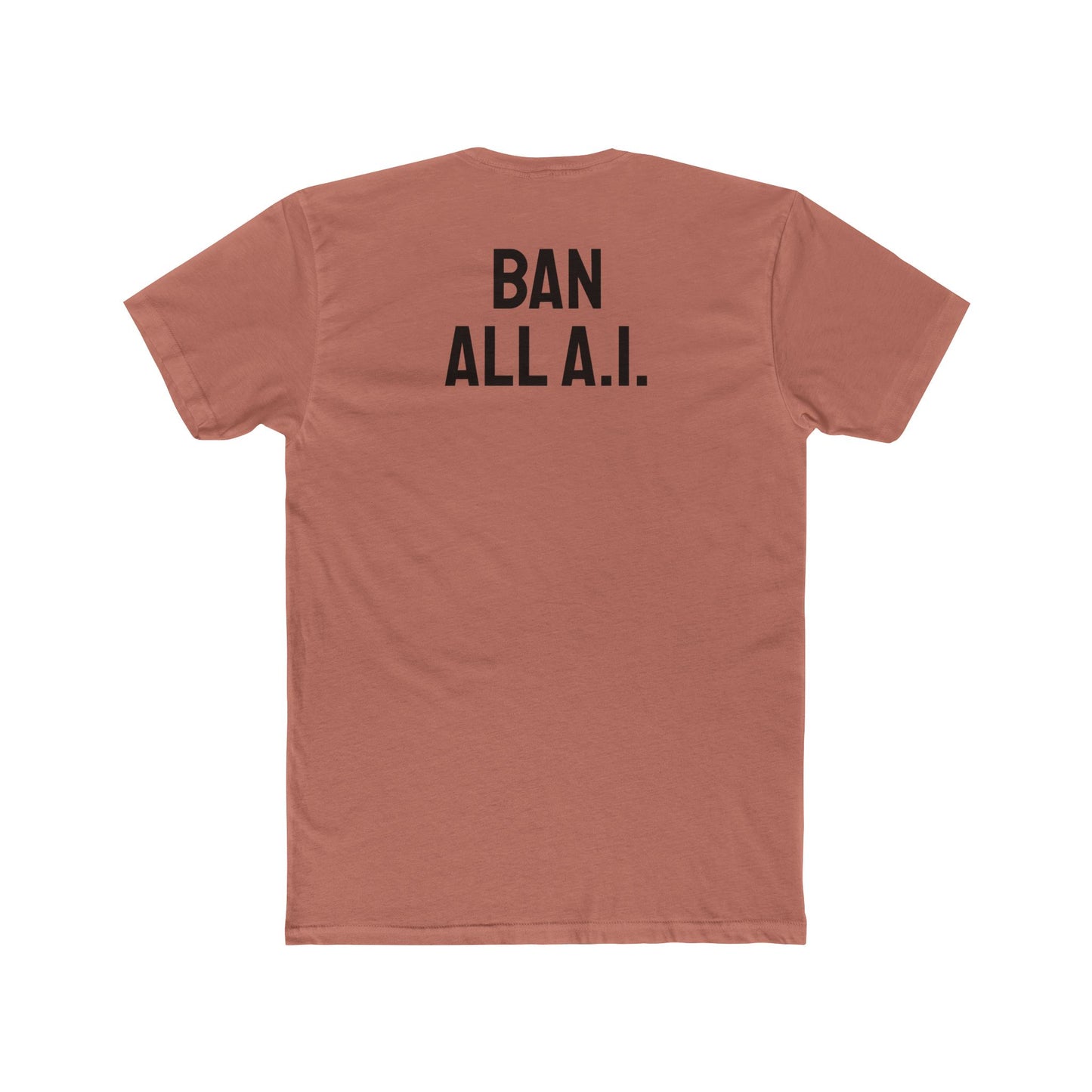 Ban All A.I. - Unisex Cotton Crew Tee
