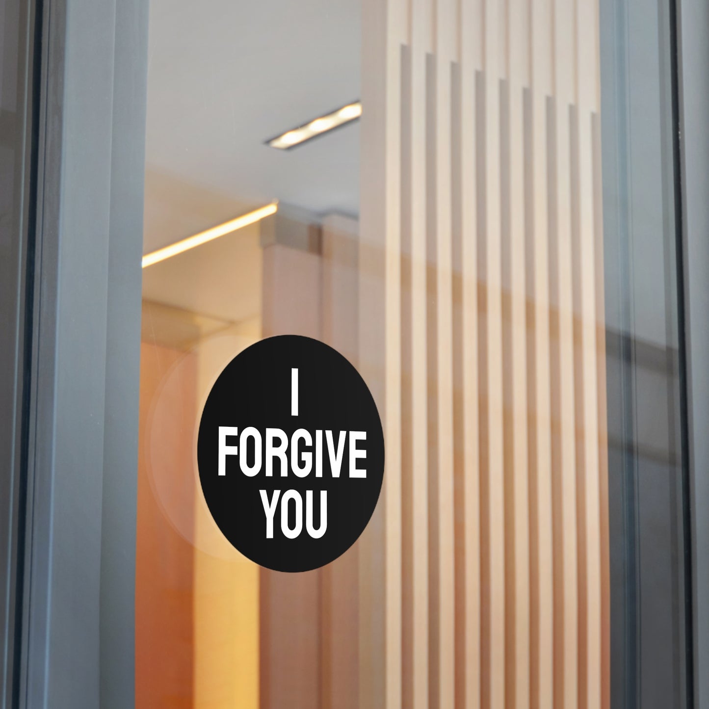 I Forgive You - Round Vinyl Stickers