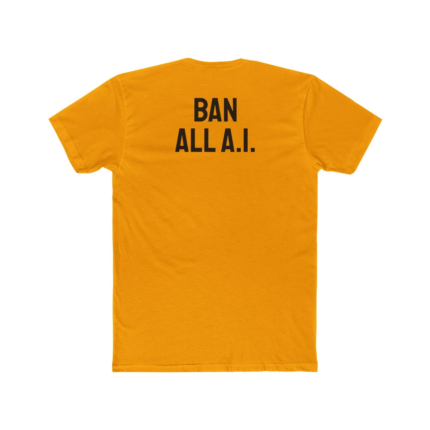 Ban All A.I. - Unisex Cotton Crew Tee