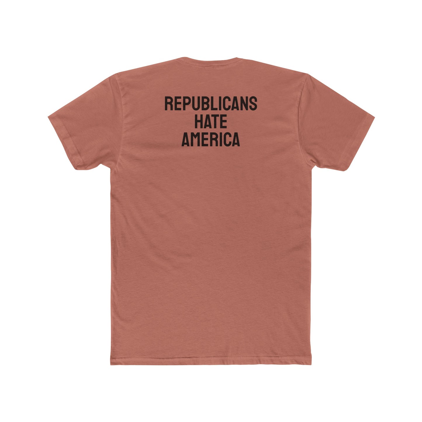 Republicans Hate America - Unisex Cotton Crew Tee