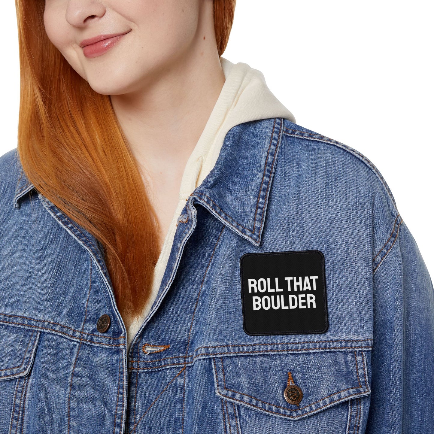 Roll That Boulder - Iron-On Patch