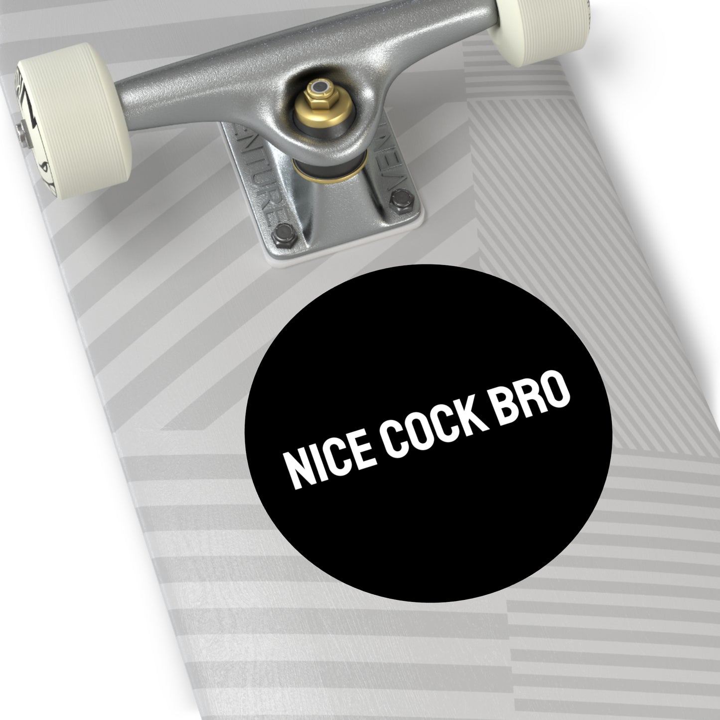 Nice Cock Bro - Round Vinyl Stickers