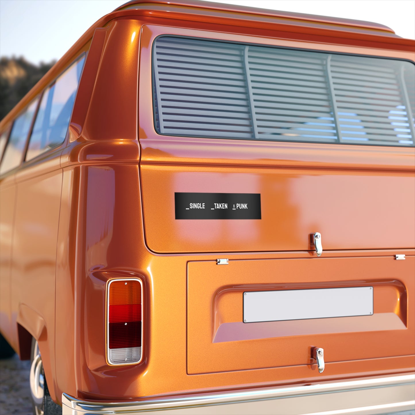 Single Taken Punk - Bumper Sticker