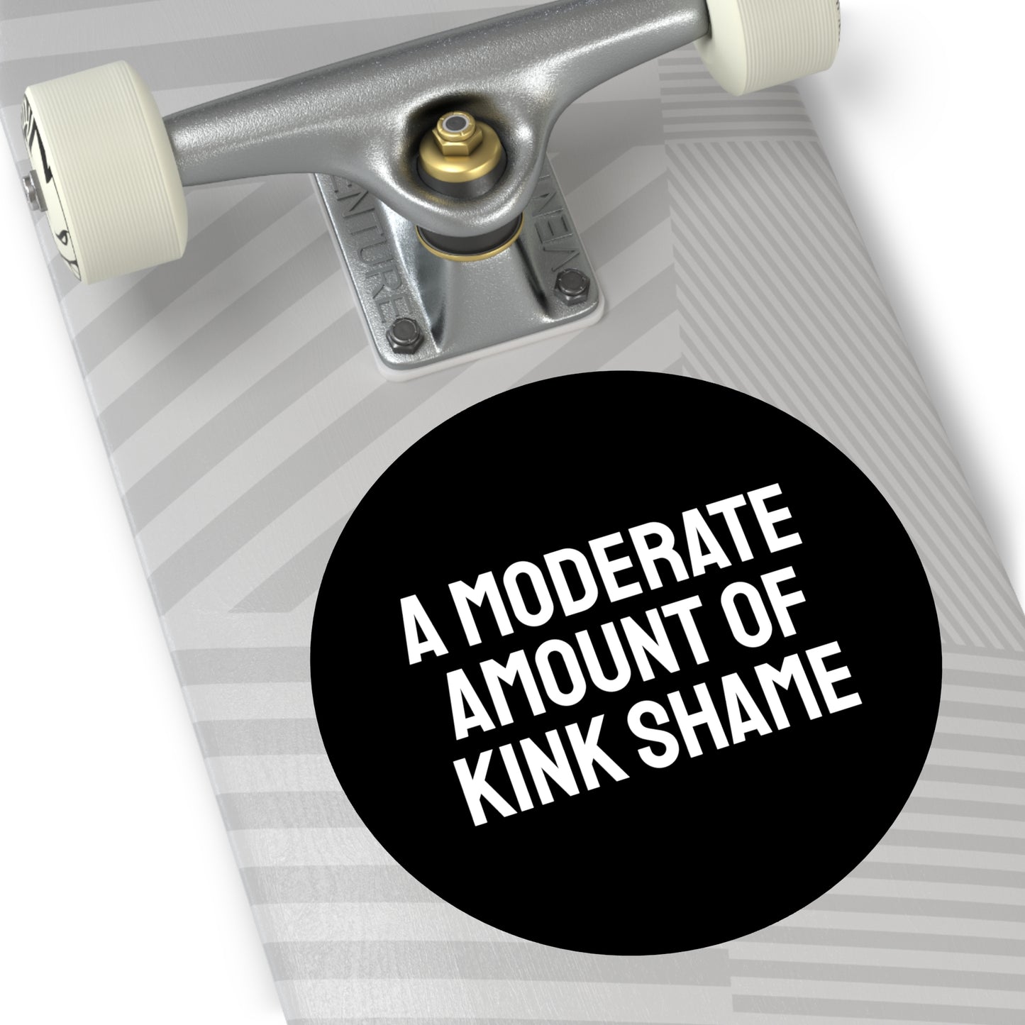 A Moderate Amount Of Kink Shame - Round Vinyl Stickers